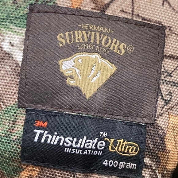 Herman Survivors Men's Camo 400g Thinsulate Ultra Leather Outdoor Boots Sz US12 - Picture 11 of 12